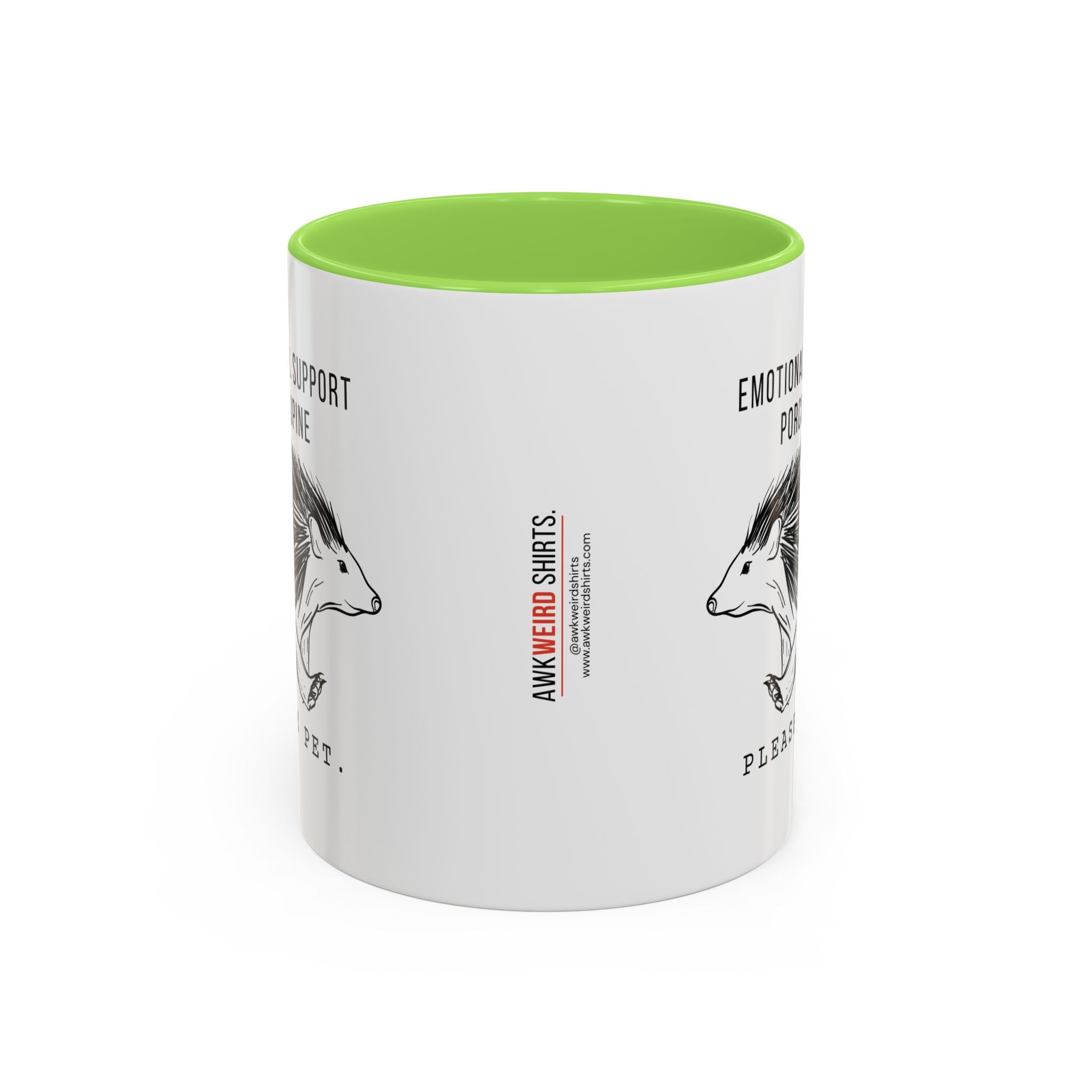 ESA Porcupine Mug — Emotional Support Animal Series