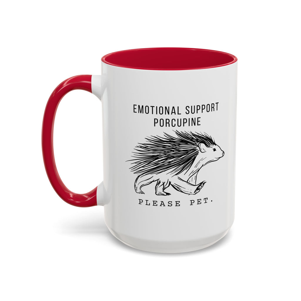 ESA Porcupine Mug — Emotional Support Animal Series