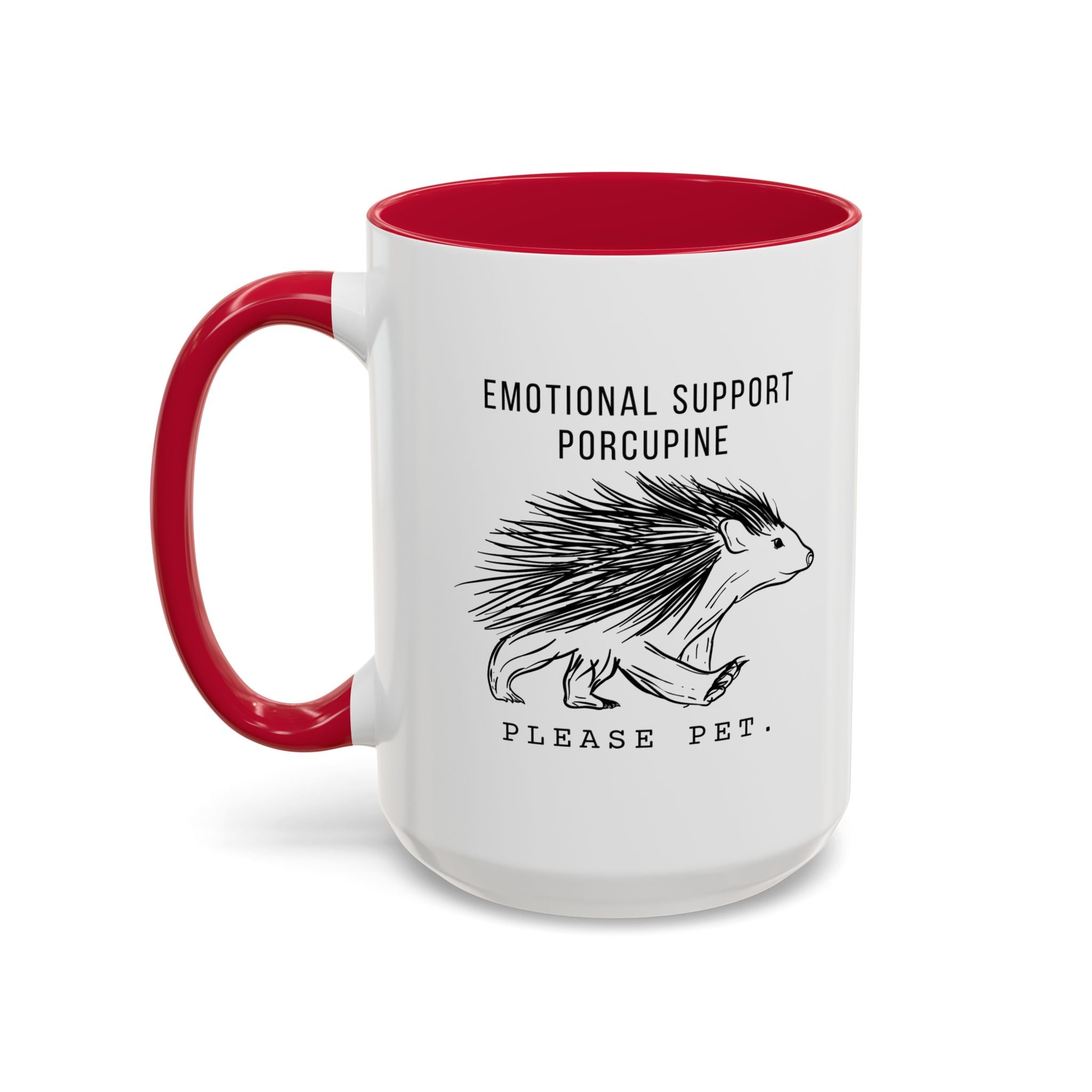 ESA Porcupine Mug — Emotional Support Animal Series
