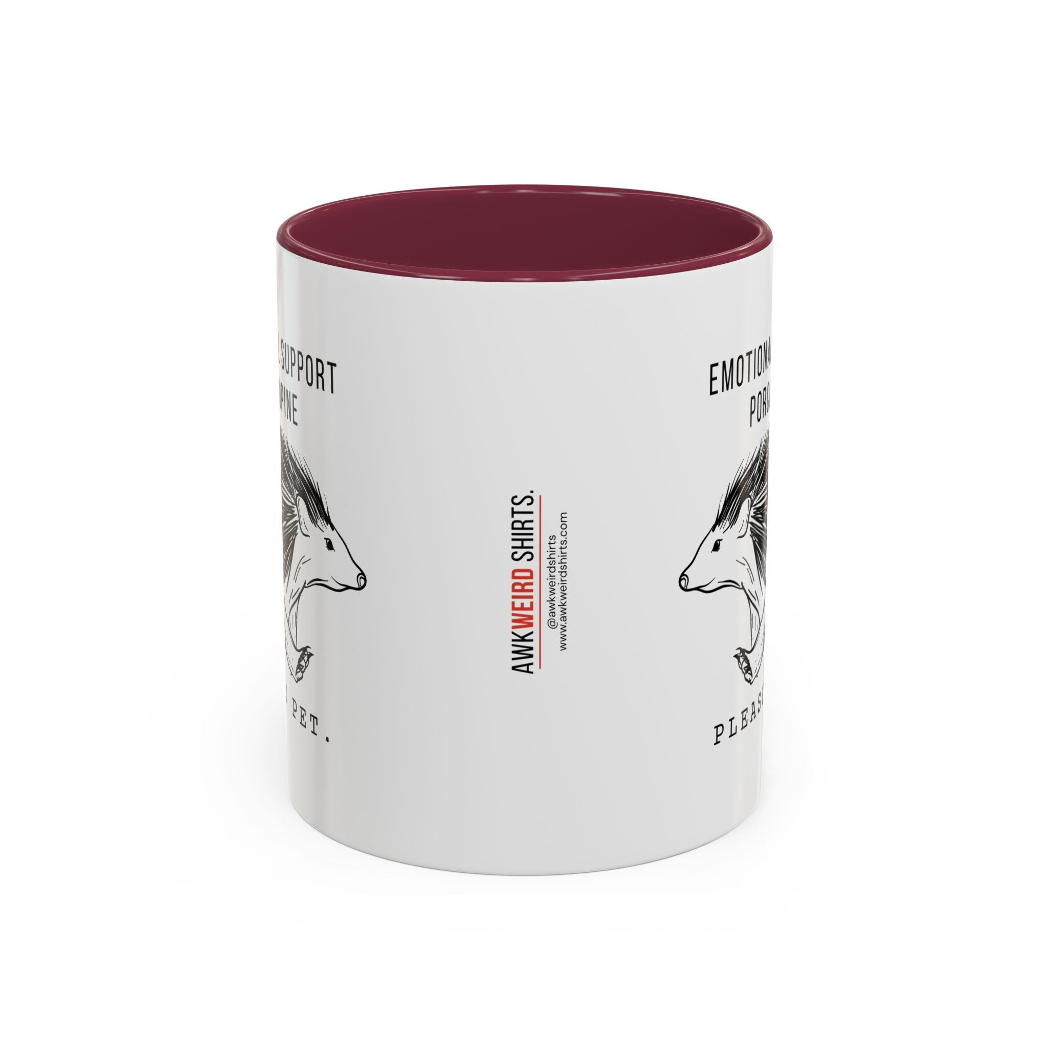 ESA Porcupine Mug — Emotional Support Animal Series