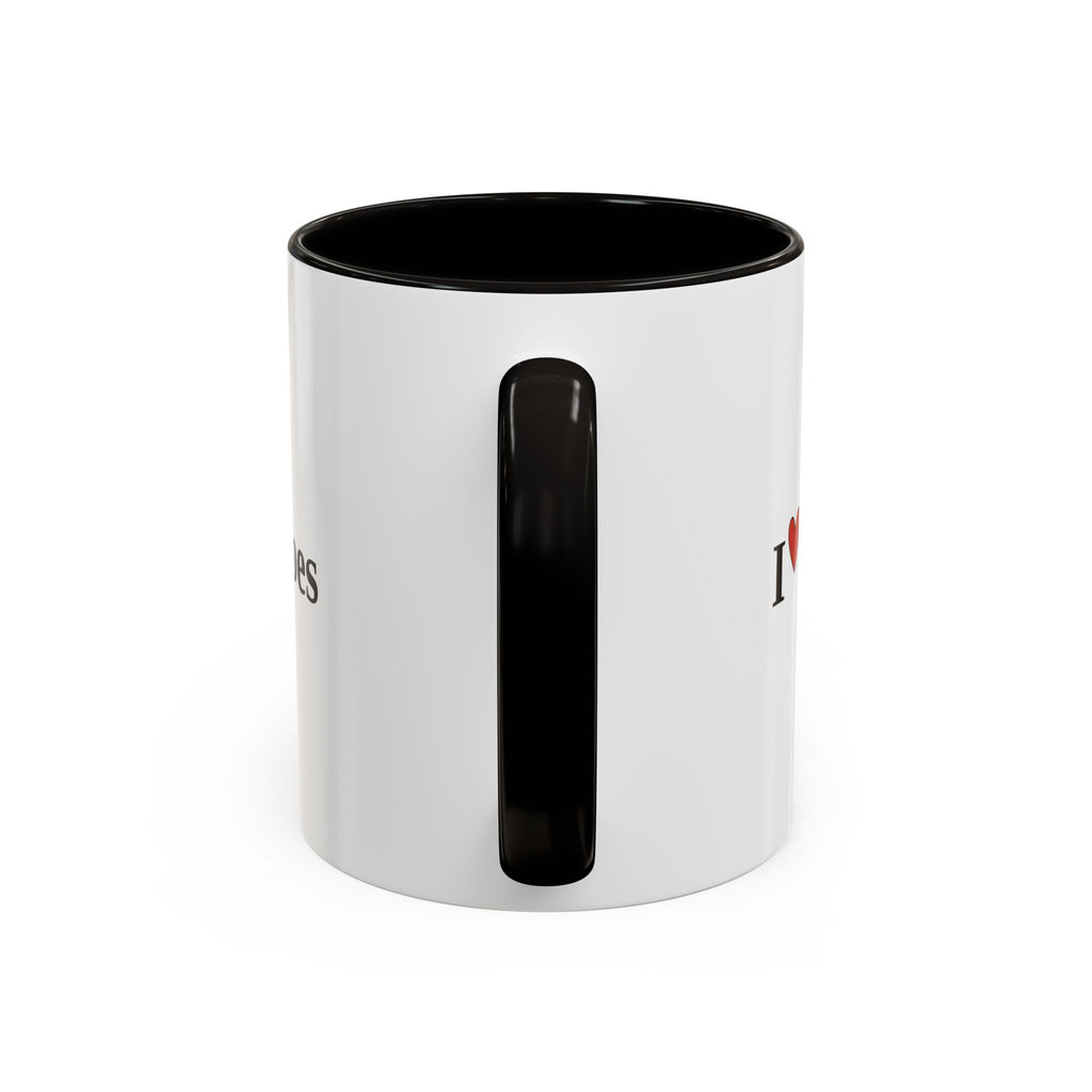The I ♥ Typoes Mug · For People Who No Better