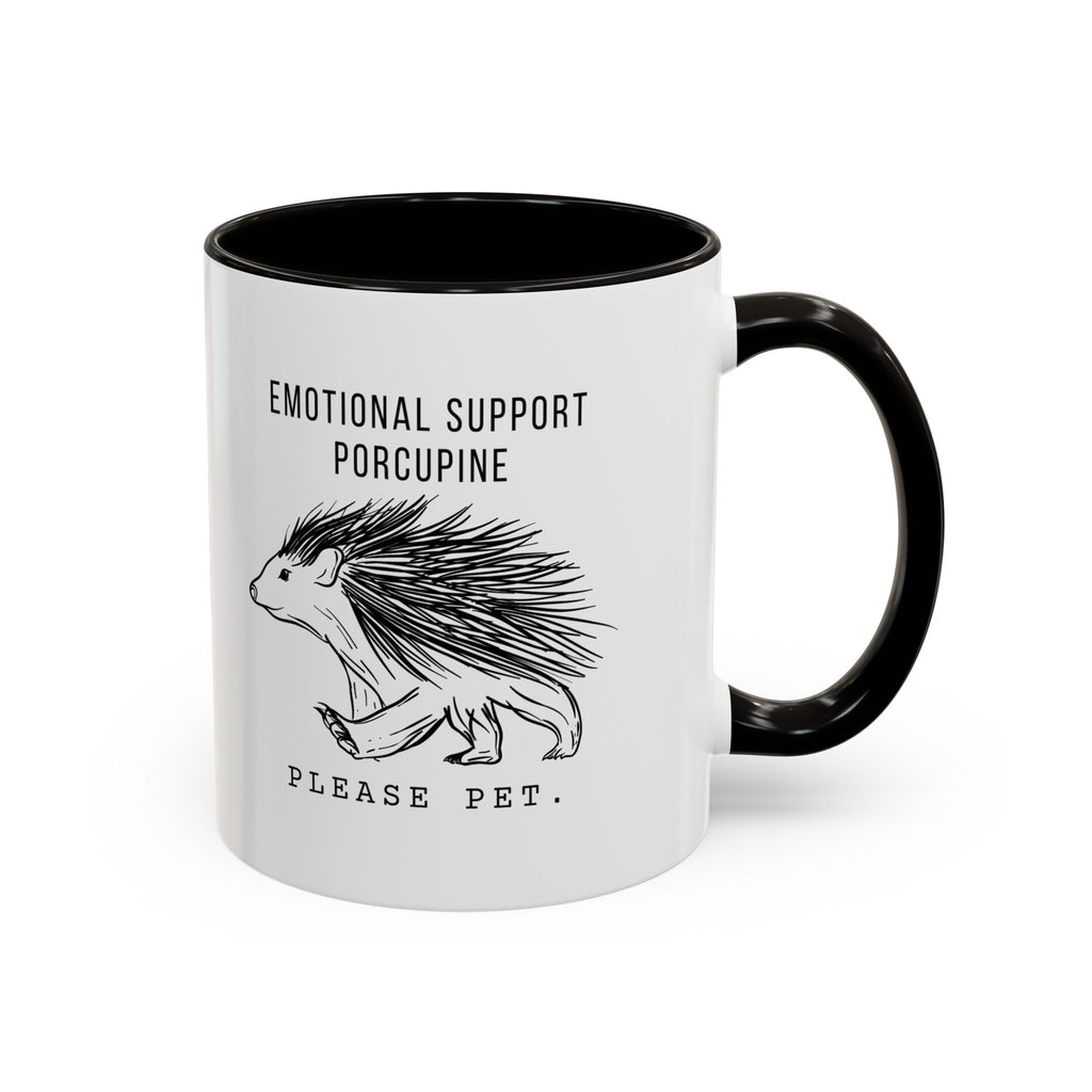ESA Porcupine Mug — Emotional Support Animal Series
