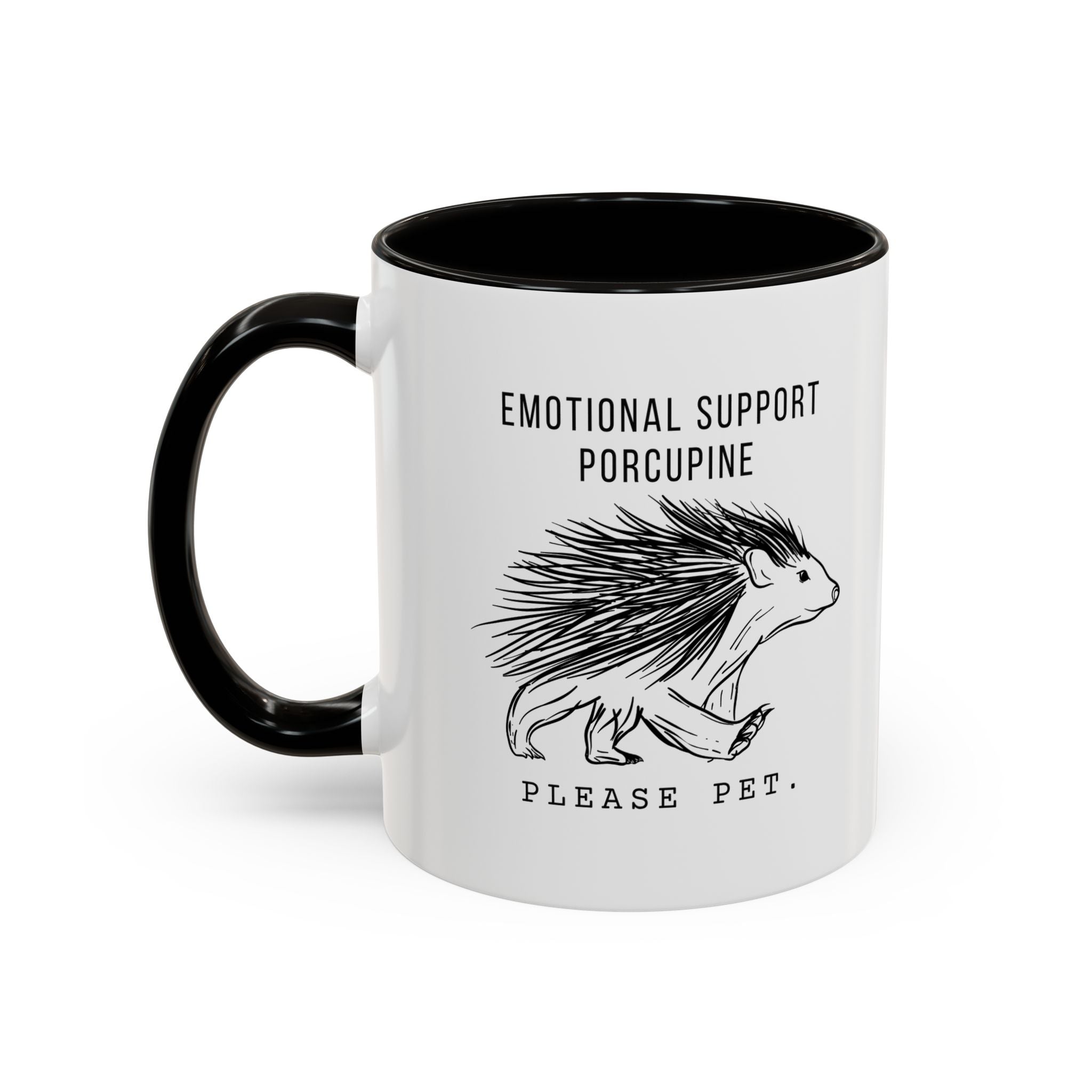 ESA Porcupine Mug — Emotional Support Animal Series