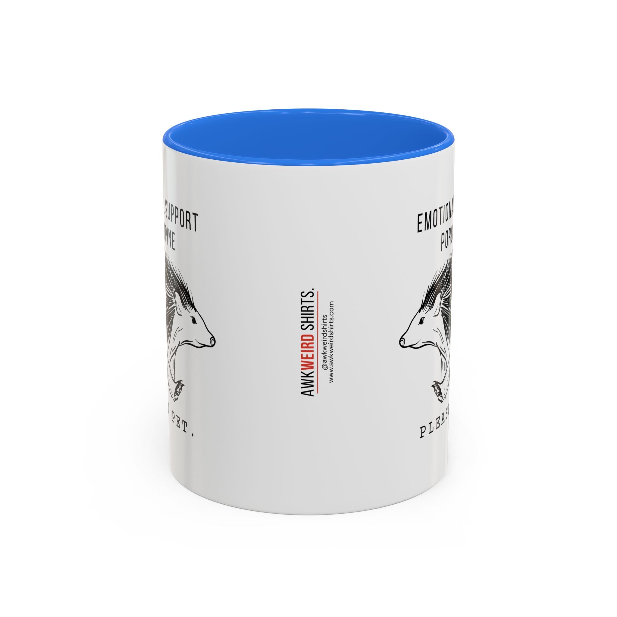 ESA Porcupine Mug — Emotional Support Animal Series