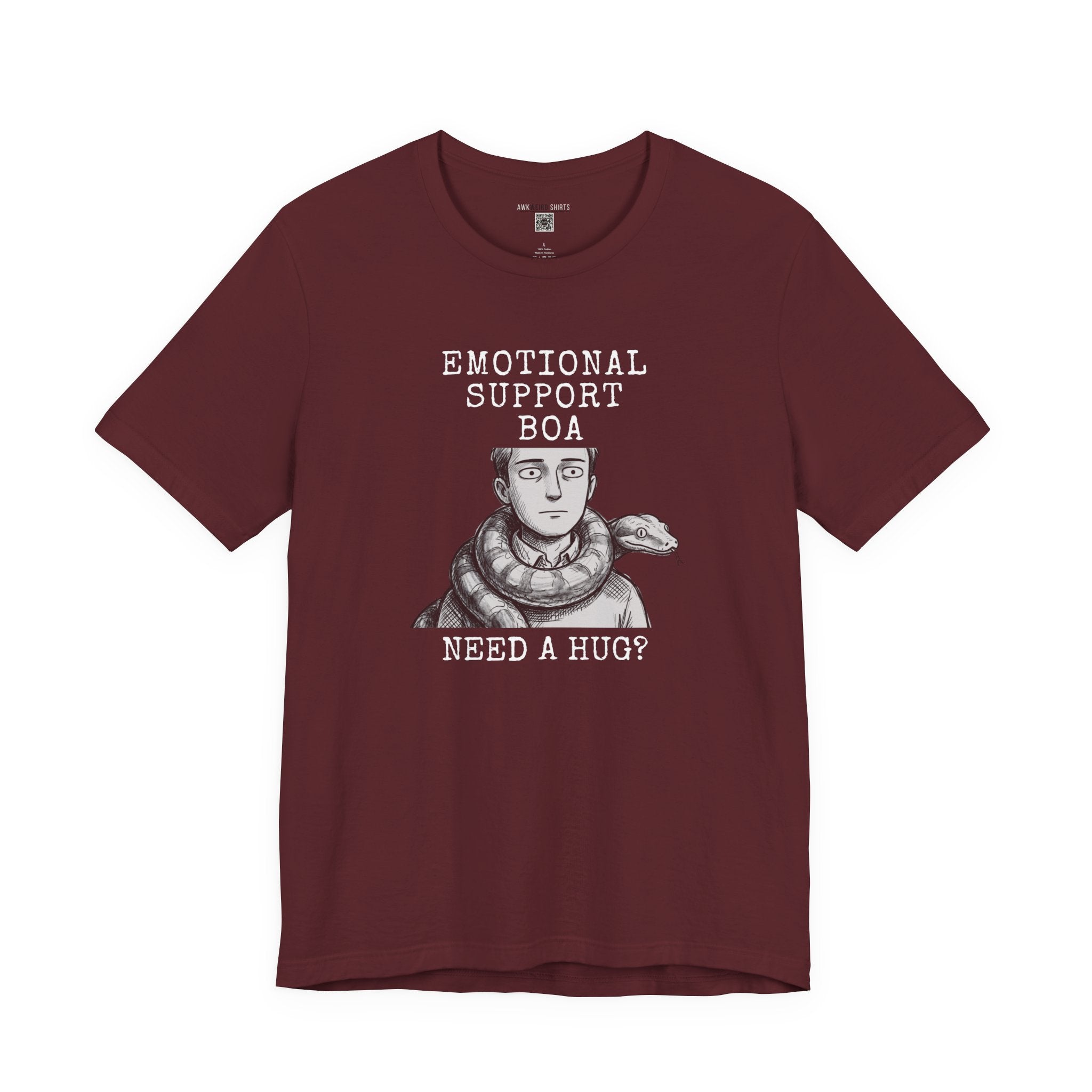 ESA Boa Constrictor Tee — Emotional Support Animal Series