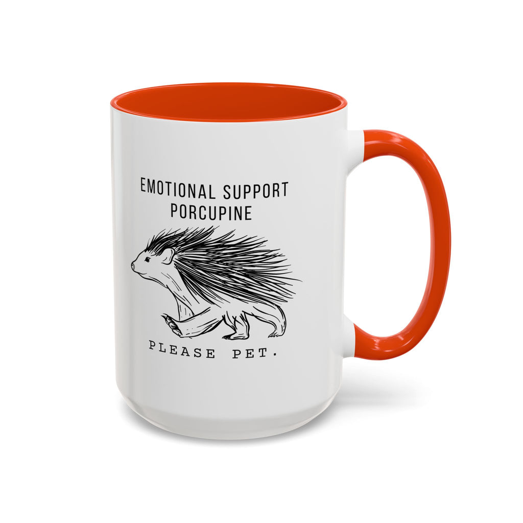 ESA Porcupine Mug — Emotional Support Animal Series
