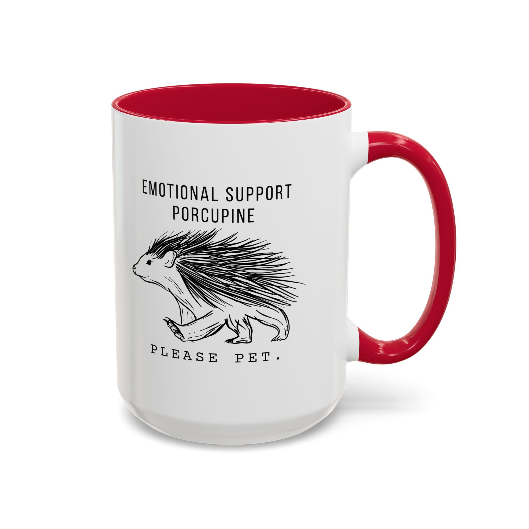 ESA Porcupine Mug — Emotional Support Animal Series