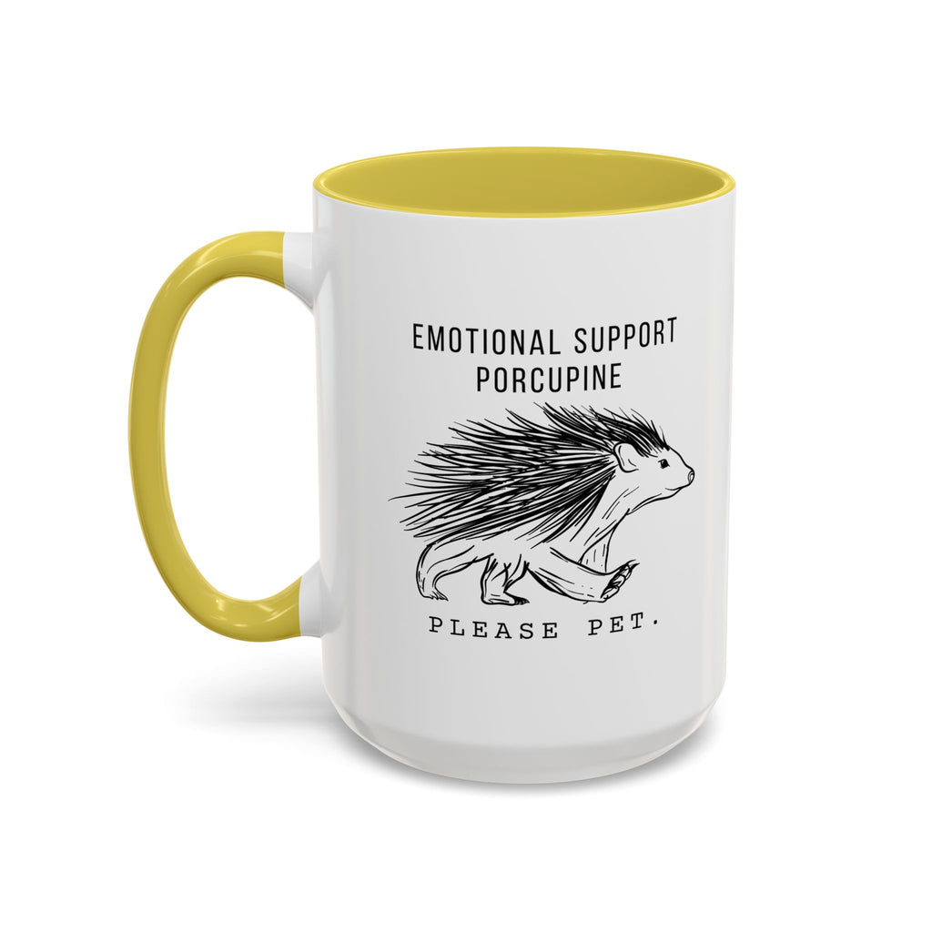 ESA Porcupine Mug — Emotional Support Animal Series