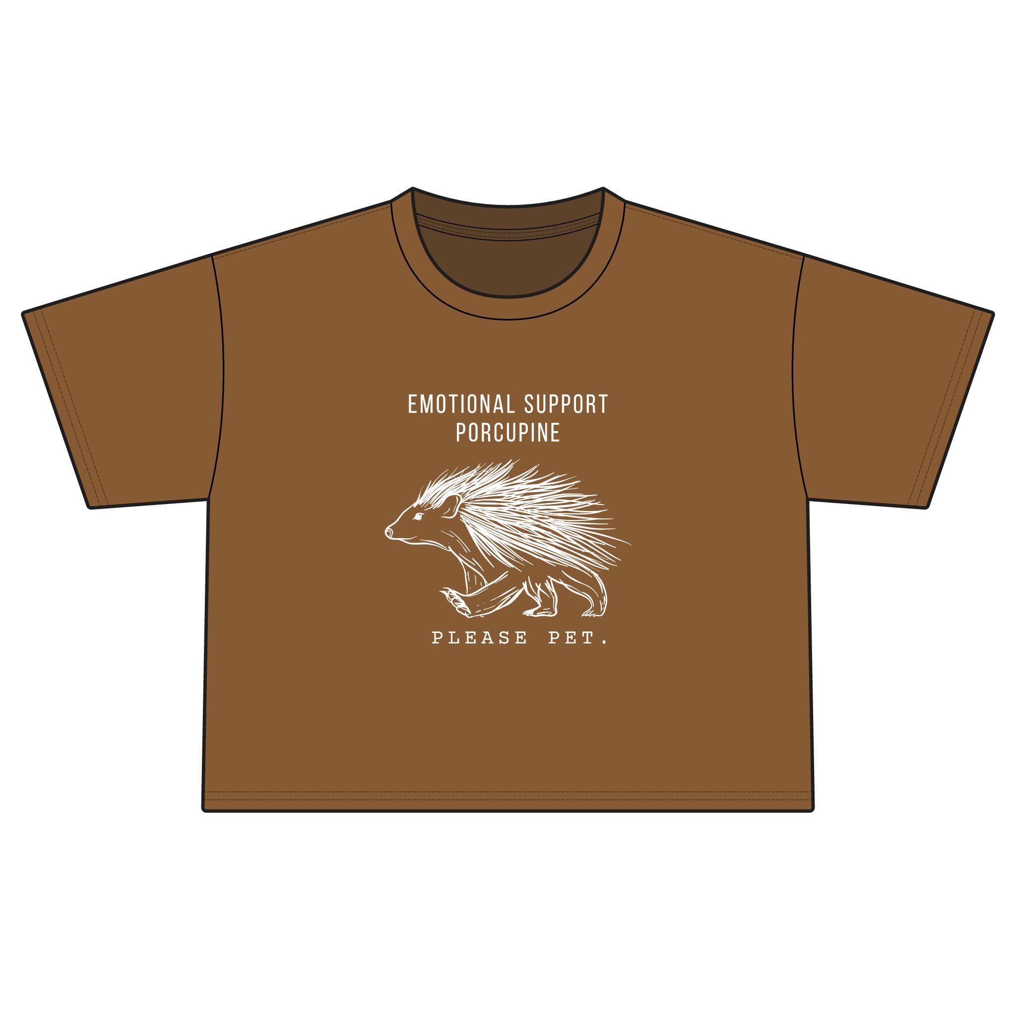 The Prickly Support Animal_Women's Crop Top