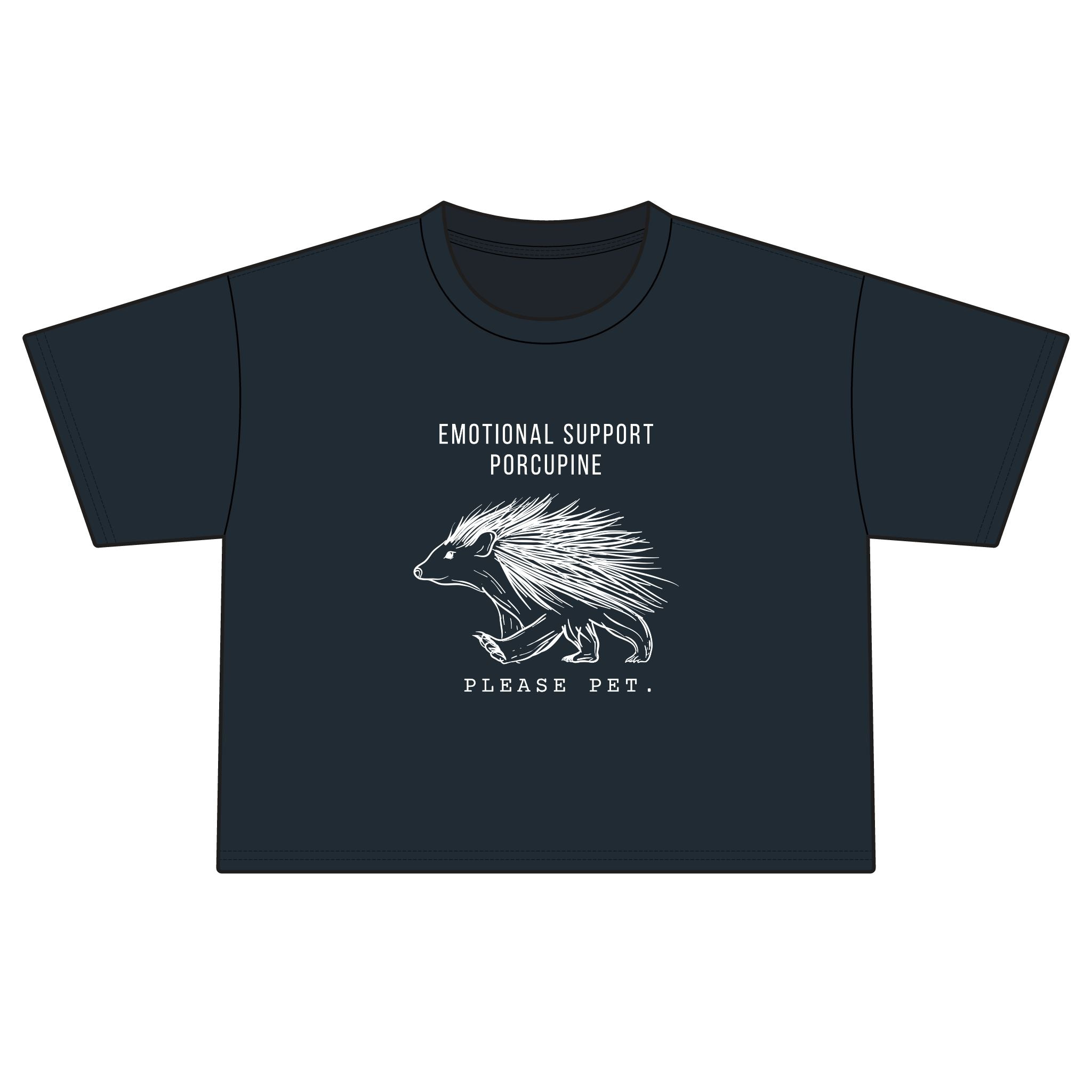 The Prickly Support Animal_Women's Crop Top