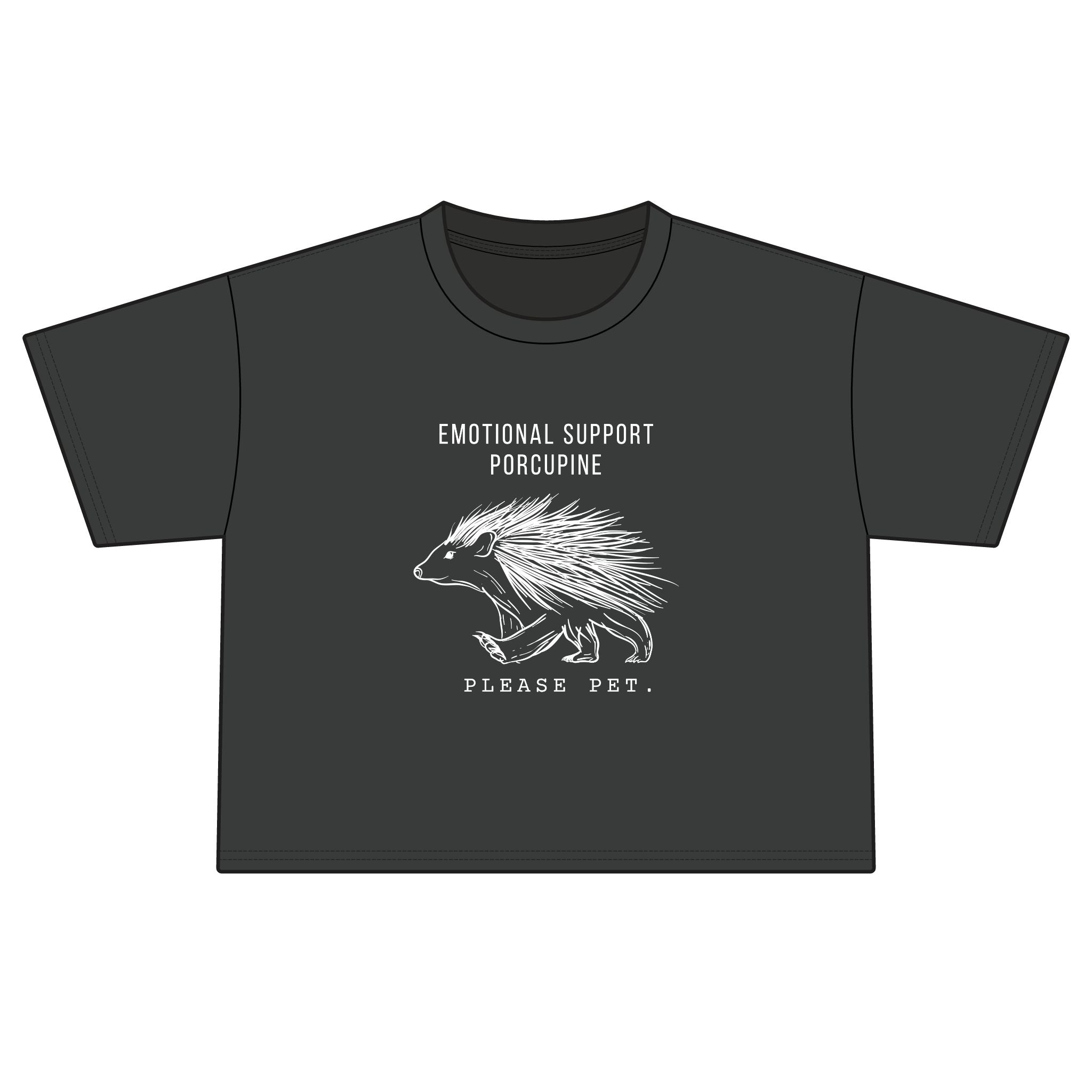 The Prickly Support Animal_Women's Crop Top