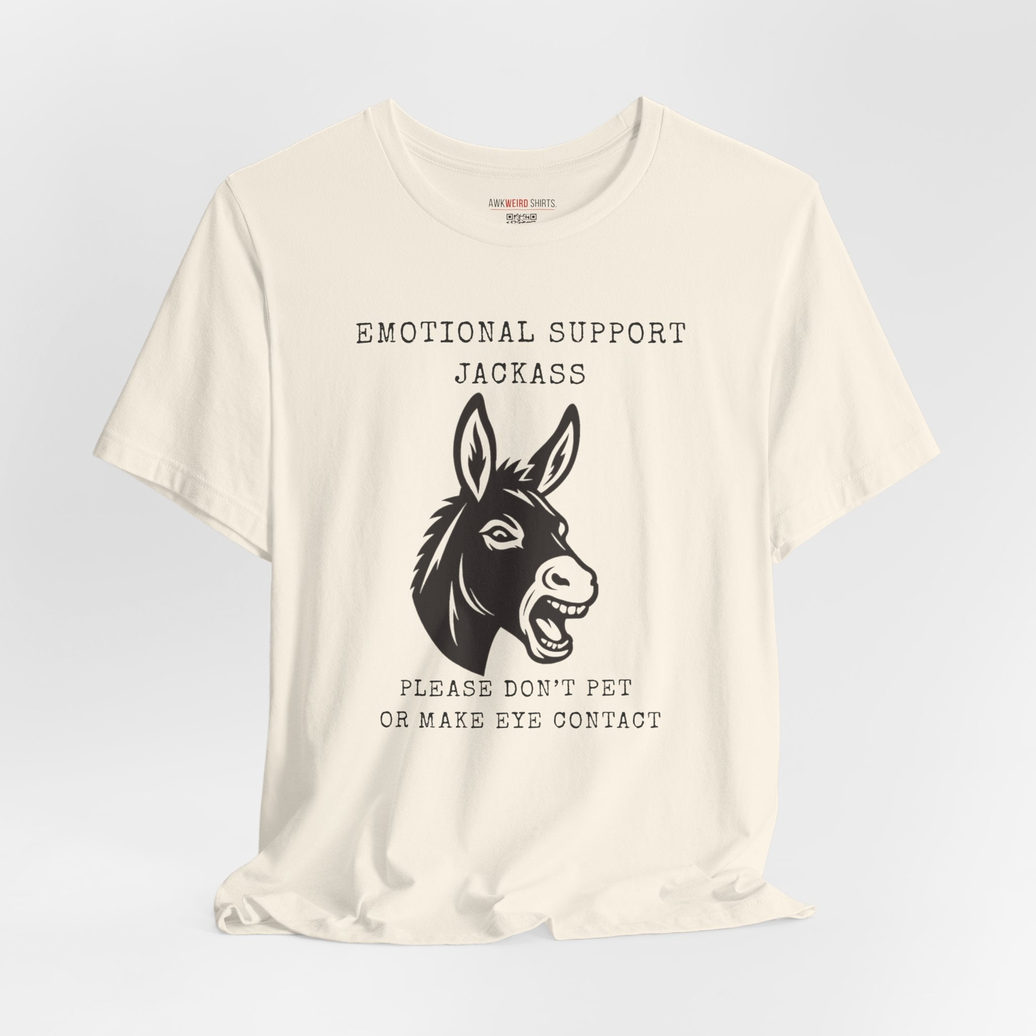 Emotional Support Jackass Tee (Donkey Hotey)