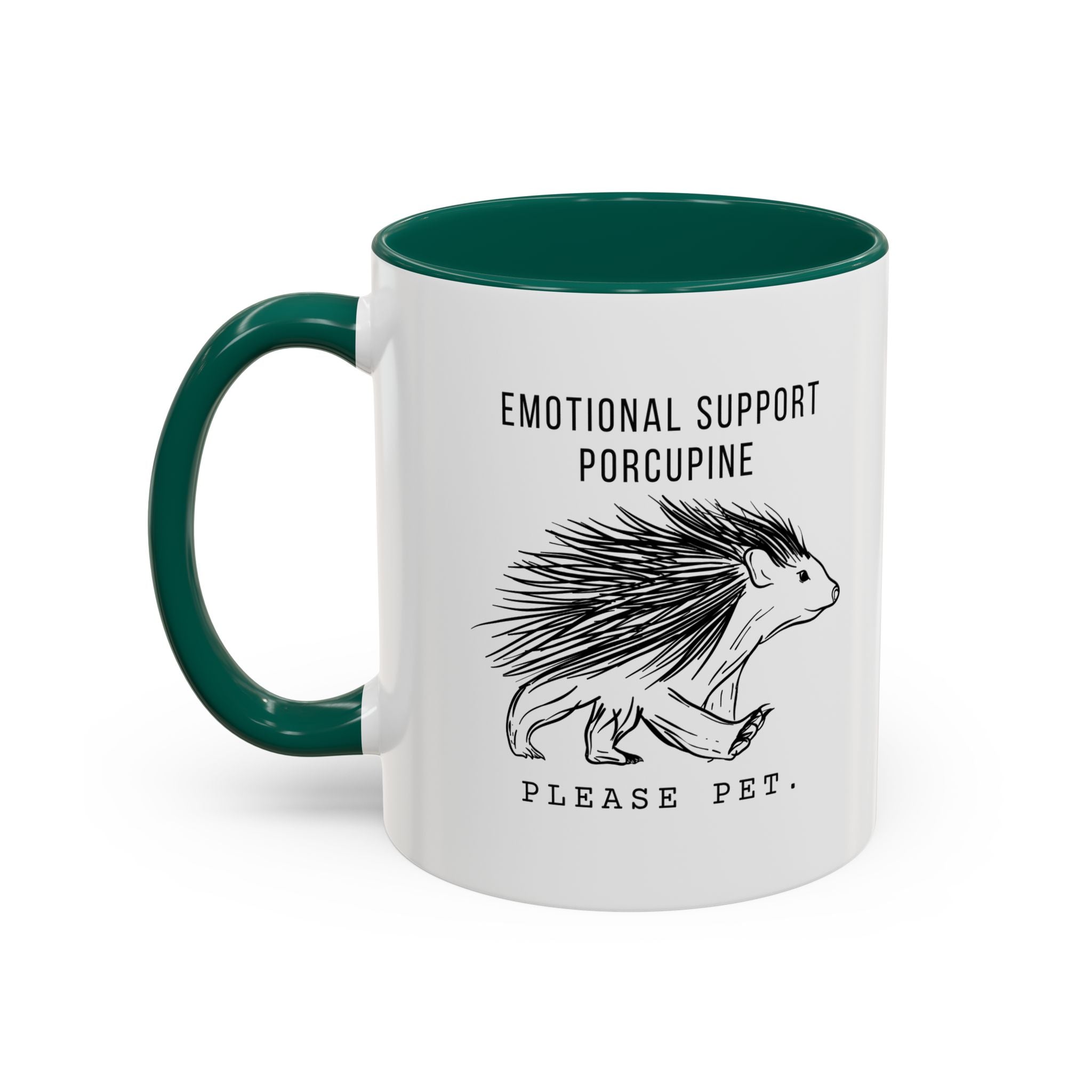 ESA Porcupine Mug — Emotional Support Animal Series
